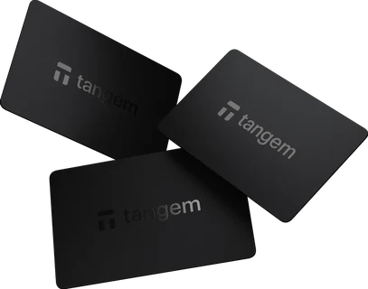 Tangem Wallet · 3 cards